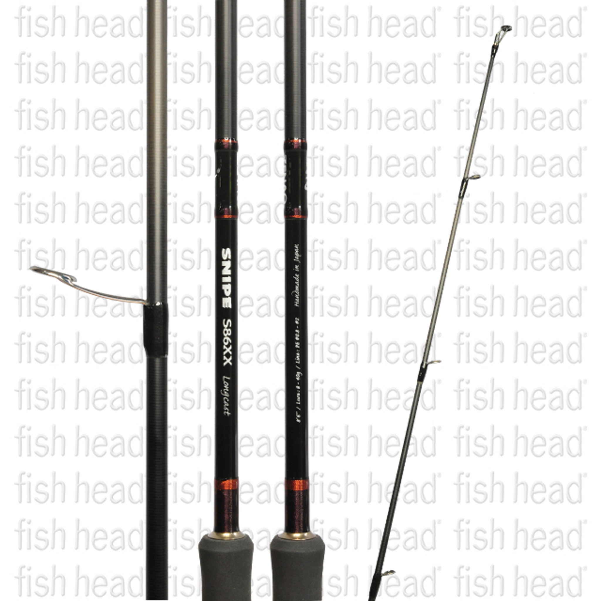 Zenaq Snipe S86XX Shore Casting Rod - Fish Head