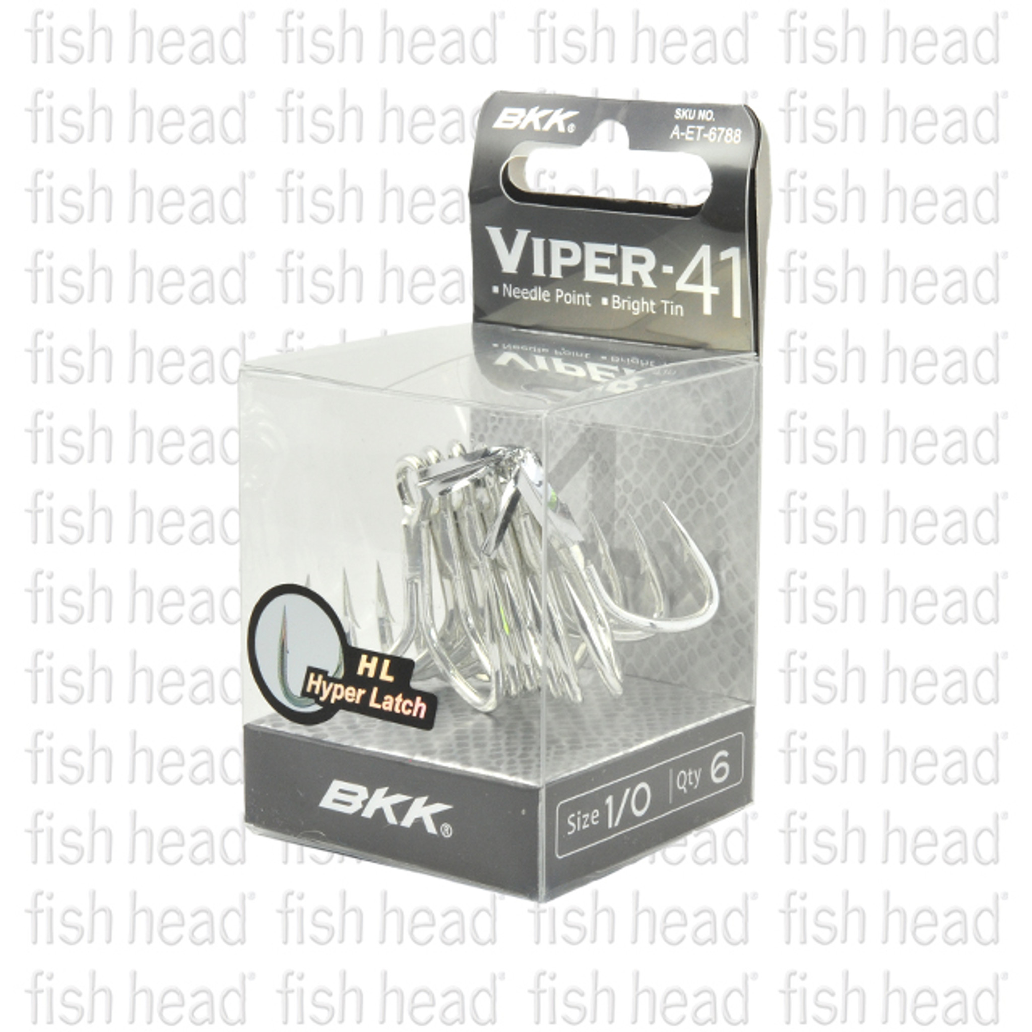 BKK Viper 41 Treble Hook - Fish Head