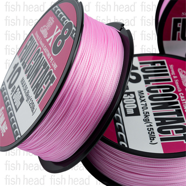 Sunline Full Contact PEX8 300m Pink - Fish Head