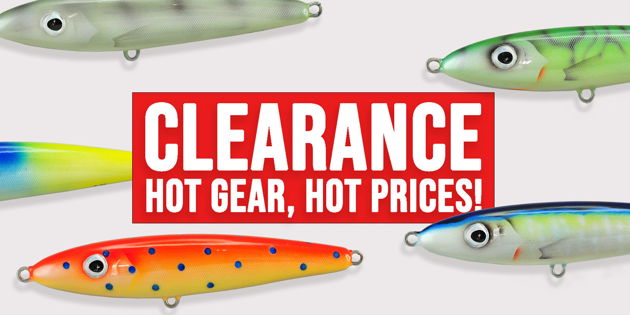 Clearance, Jigging and Popping Fishing Tackle