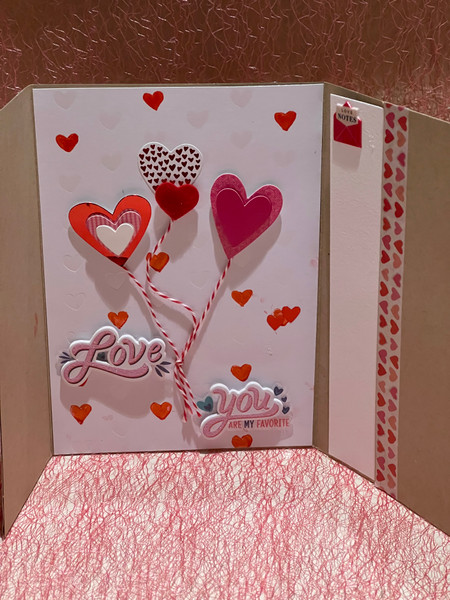 Handmade Romantic Valentine Day Card