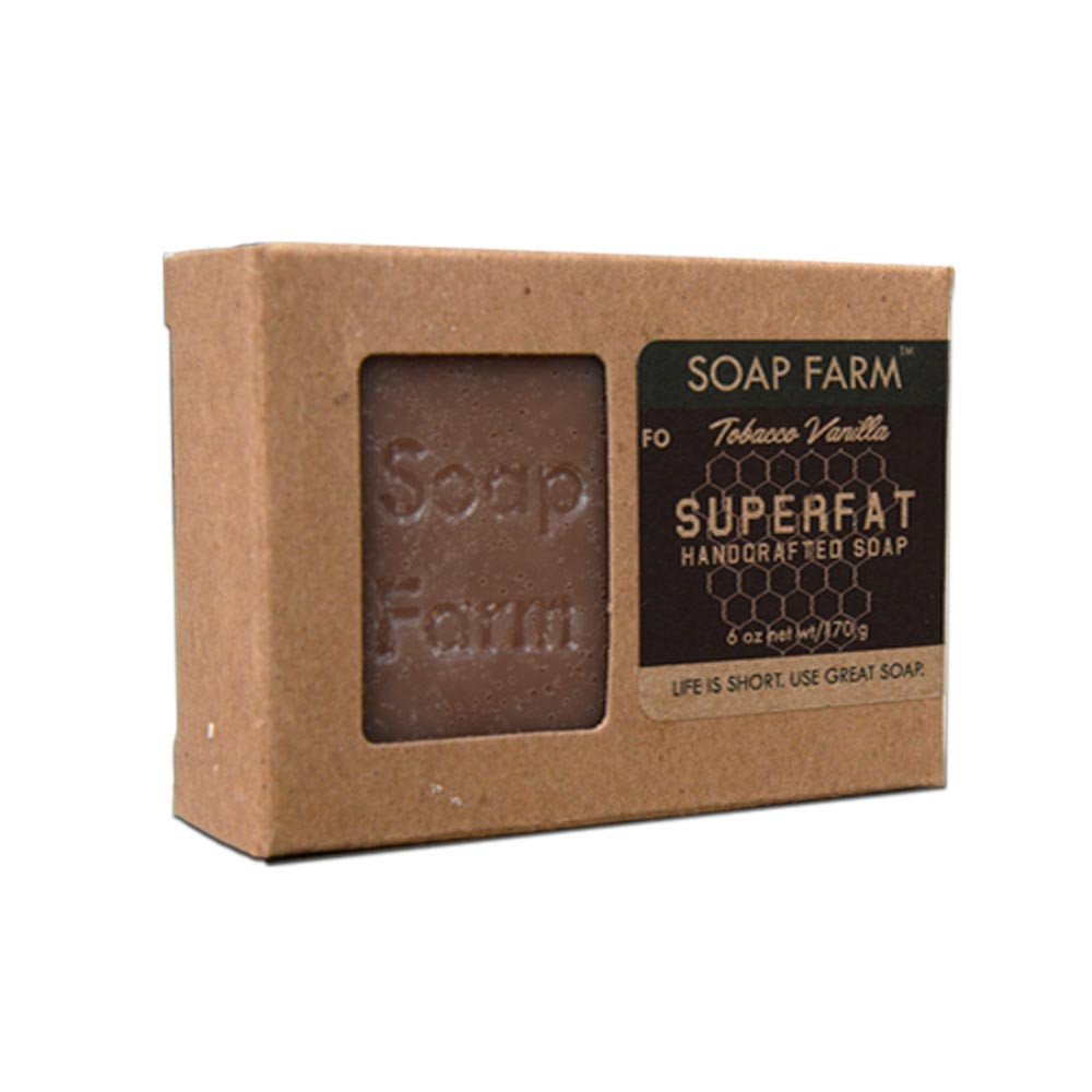 SUPERFAT Natural Soap Tobacco Vanilla