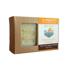 Soap Farm Superfat Soap Honeysuckle+Orange 6 oz bar Soap Farm Superfat Soap Honeysuckle+Orange 6 oz bar