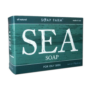 Sea soap made with real green clay Sea soap made with real green clay