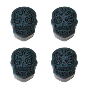Day of the dead black miniature glycerin soaps  Day of the dead black miniature glycerin soaps