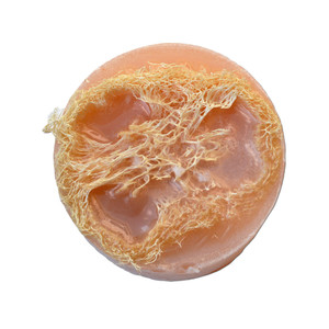 Love A Loofah Round All Natural Soap in Pink Grapefruit Love A Loofah Round All Natural Soap in Pink Grapefruit