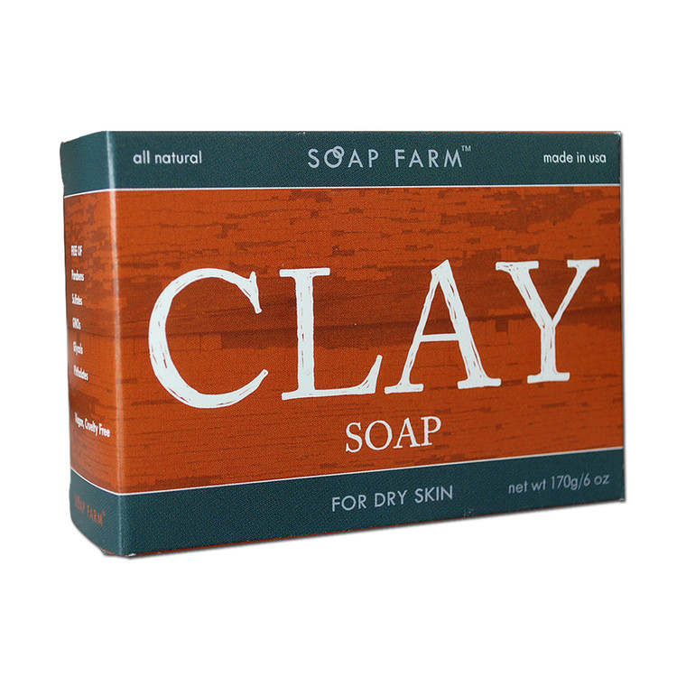 All Natural Clay Facial Soap For Dry Skin