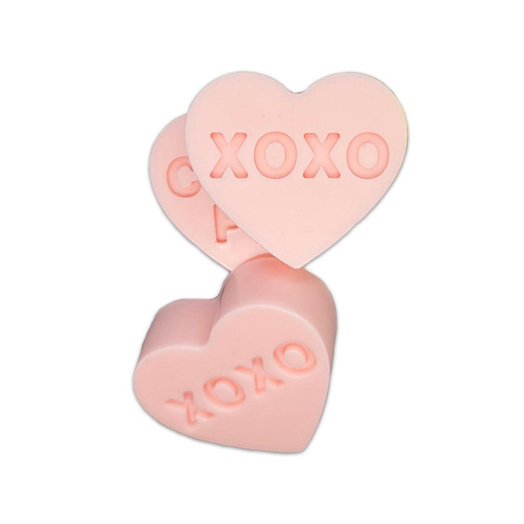 Conversation Heart Soap, 4 oz. Bar, Glycerin