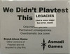 We Didn't Playtest This: Legacies