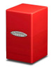 Red Satin Tower Deck Box