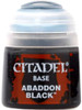 Citadel Base Paint: Abaddon Black (12ml)
