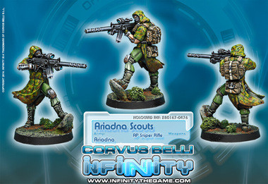 Infinity: Ariadna Ariadna Scouts (AP Sniper)