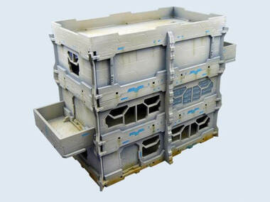 Infinity Sci-Fi Terrain: District 5 Apartment 1 28-30 mm Scale