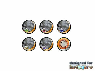 Infinity: 'Metro' Came Tokens (6)