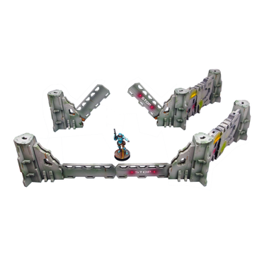Sci-Fi Terrain: District 5 Walls, Gates