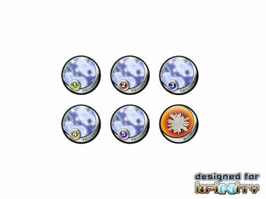 Infinity: Blue TOCamo Tokens (6)