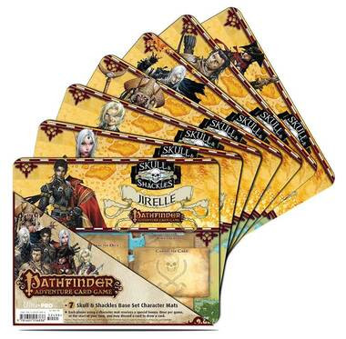 Skull and Shackles Base Set Character Mat 7 Pack
