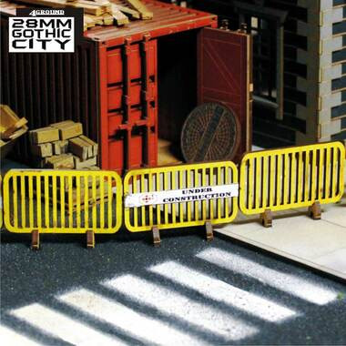 28mm Gothic City: Barriers A (10)