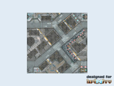 BattleMat Infinity District 5 Streets (48x48in)