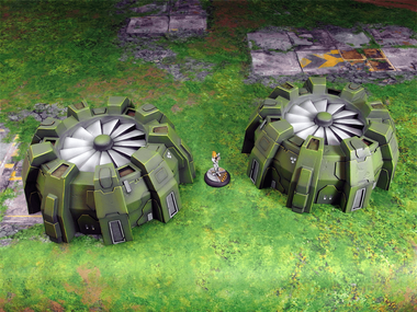 28mm Sci-Fi Terrain: Outpost Vents (2)