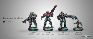 Infinity: Combined Army Suryats, Assault Heavy Infantry
