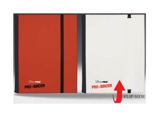 4-Pocket Red & White Flip PRO-Binder