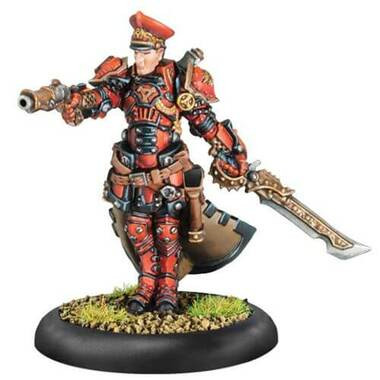 Warmachine: Khador - Kommander Andrei Malakov Warcaster (White Metal)