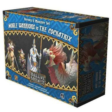 Massive Darkness: Noble Warriors vs. The Cockatrix Heroes & Monster Set