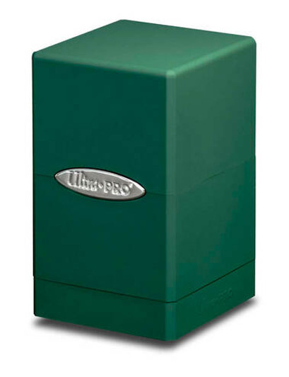Green Satin Tower Deck Box