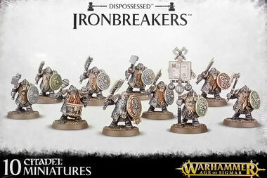 Warhammer Age of Sigmar: Dispossessed Ironbreakers