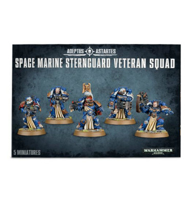 Warhammer 40K: Adeptus Astartes Space Marine Sternguard Veteran Squad