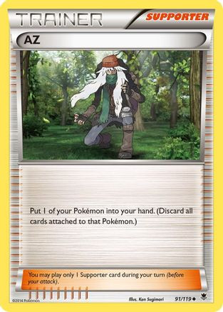 AZ 91/119 - XY  Phantom Forces Reverse Holofoil