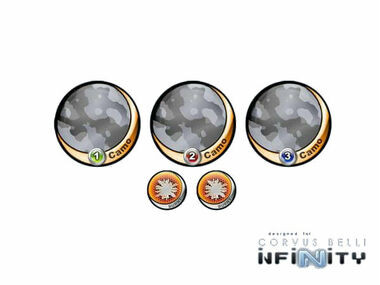 Infinity: Token - Camo Metro 40mm (5)