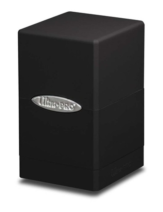 Satin Tower Black Deck Box
