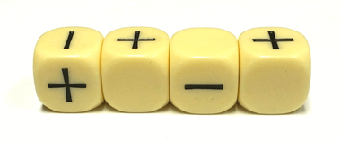 Fudge RPG: Dice Ivory (4)