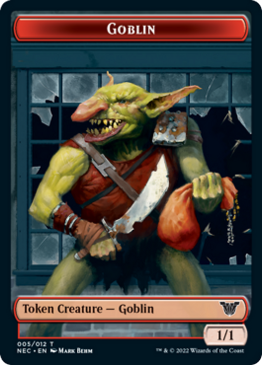 Goblin: COMMON #005 Neon Dynasty Commander Tokens
