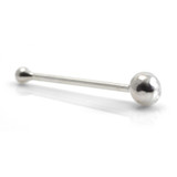 20x Silver Straight Ball Back Shapes - in Box