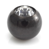 Black Steel Gem Ball -1.2mm