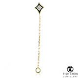 TL - 18K Threadless Star Gem Chain Attachment