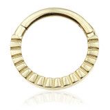 TL - Gold Patterned Twist Ring