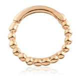 TL - Gold Bubble Hinge Ring TL - Gold Bubble Hinge Ring