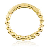 TL - Gold Bubble Hinge Ring