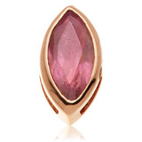 TL - 14ct Gold Internal Multi Tourmaline Marquise Attachment