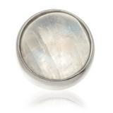 TL - 14ct Gold Internal Moonstone Cabochon Round Attachment TL - 14ct Gold Internal Moonstone Cabochon Round Attachment
