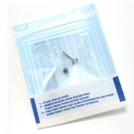 10x Sterile Titanium External Thread Labrets