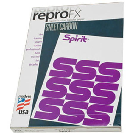 A4 8 X 11" Spirit Paper - Sheet Carbon (200 Sheets)