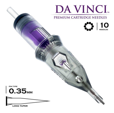 Bishop Cartridge Needles Da Vinci V2 - Hollow Point Round Liner (0.35)