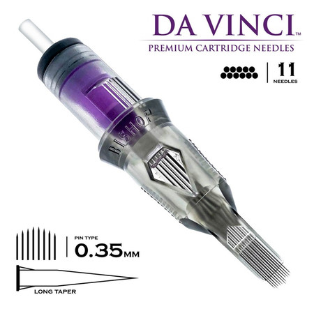 Bishop Da Vinci V2 Cartridge - Curved Magnum - Long Taper (0.35)