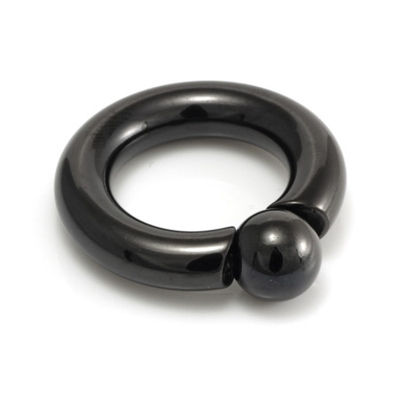 Black Steel BCR with Screw Gem Ball