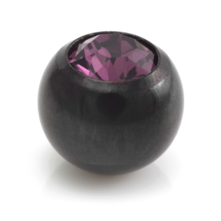 Black Steel Gem Ball -1.2mm-2.5mm-Jet